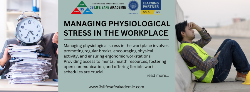 Graphic illustrating a person looking overwhelmed and fed up with workplace stress, sitting at a desk with a pile of paperwork, symbolizing the negative impact of excessive stress in a professional environment.